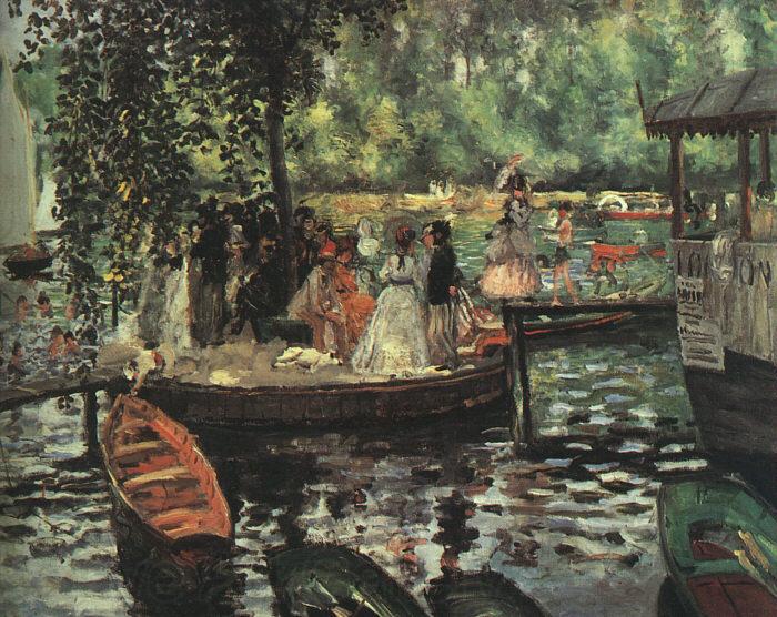 Pierre Renoir La Grenouillere France oil painting art